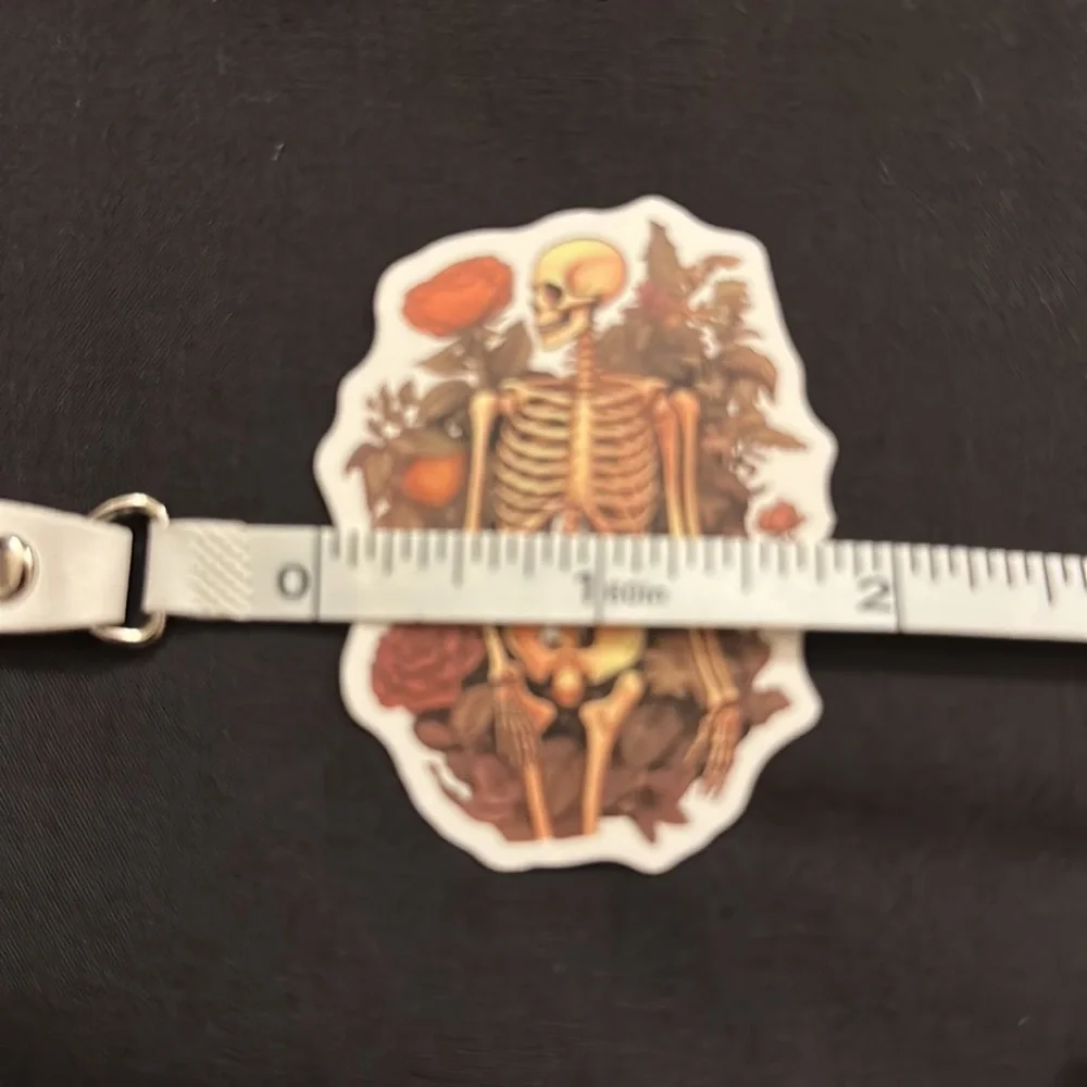 Floral skull stickers/decals - Picture 4 of 6